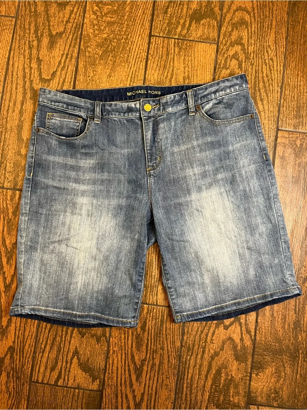 Michael Kors Light Blue Denim Jean Shorts